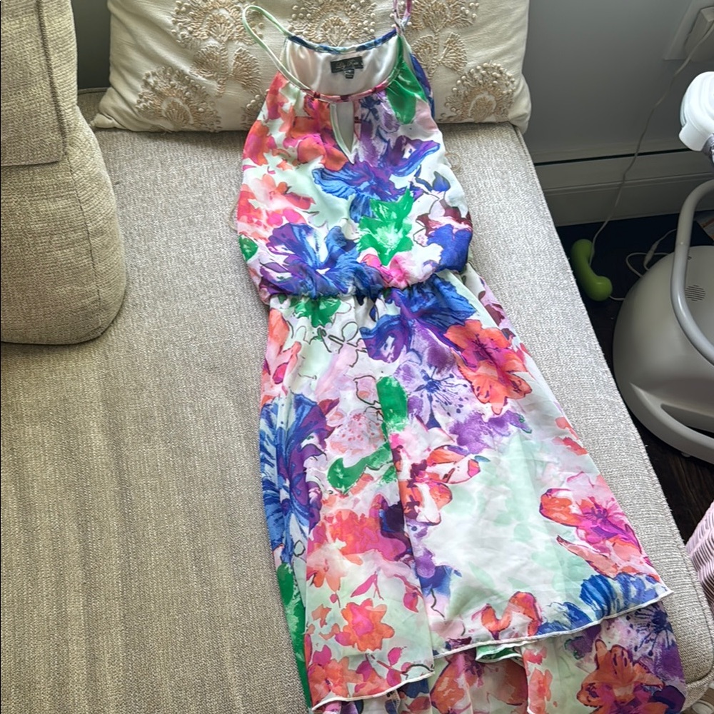 Lily Rose Colorful Floral Dress